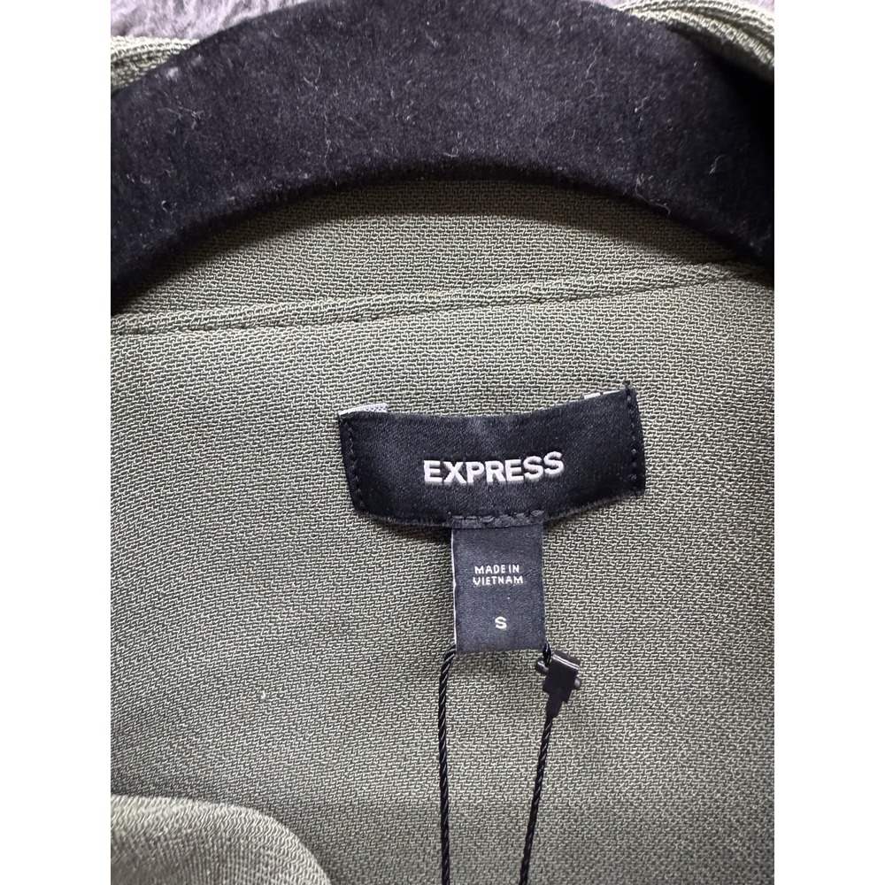 Express Women's S Front Patch Pockets Cropped Bom… - image 4